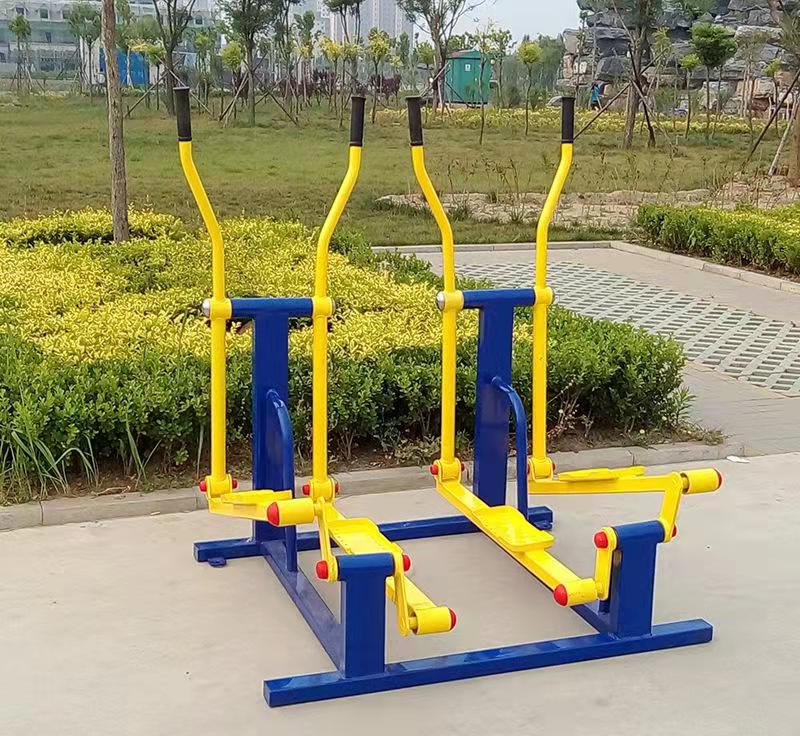  体育健身路径椭圆机新农村建设专用健身器材双人椭圆机